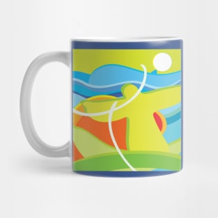 abstract summer pattern Mug